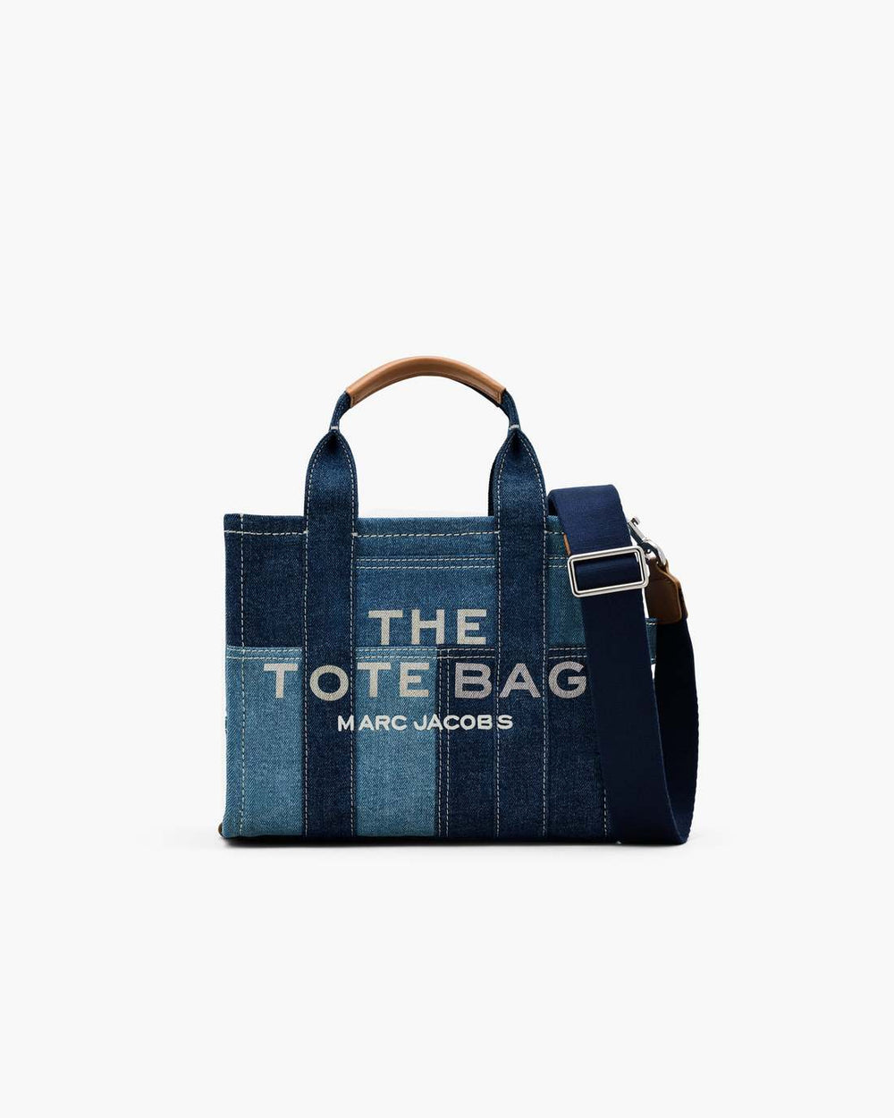 The Denim Small Tote Bag Blue Denim - Marc Jacobs