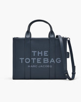The Leather Medium Tote Bag Blue Sea - Marc Jacobs