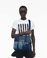 The Denim Medium Tote Bag Blue Denim - Marc Jacobs
