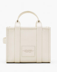 The Leather Small Tote Bag Cotton/Silver - Marc Jacobs