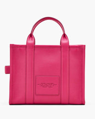 The Leather Medium Tote Bag Raspberry Pink - Marc Jacobs