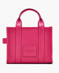 The Leather Small Tote Bag Raspberry Pink - Marc Jacobs