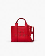 The Leather Small Tote Bag True Red - Marc Jacobs