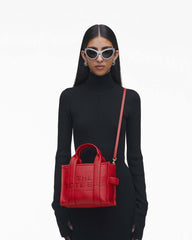 The Leather Small Tote Bag True Red - Marc Jacobs