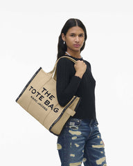 The Jacquard Large Tote Bag Warm Sand - Marc Jacobs