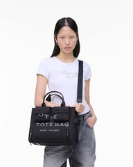 The Cargo Canvas Medium Tote Bag Black - Marc Jacobs