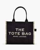 The Jacquard Large Tote Bag Black - Marc Jacobs