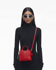 The Leather Crossbody Tote Bag True Red - Marc Jacobs