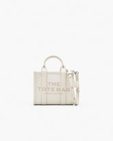 The Leather Crossbody Tote Bag Cotton/Silver - Marc Jacobs