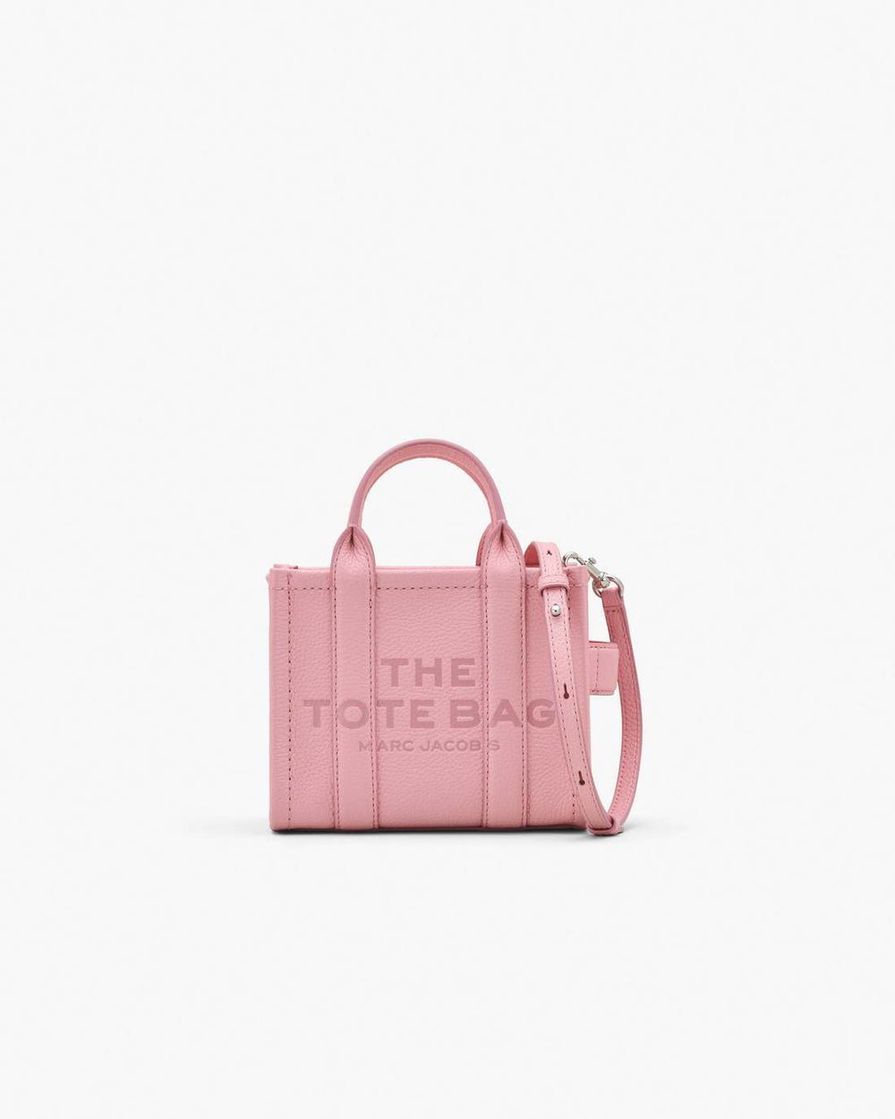 The Leather Crossbody Tote Bag Ribbon Pink - Marc Jacobs