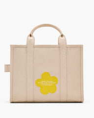 The Daisy Script Canvas Medium Tote Bag Cloud White Multi - Marc Jacobs