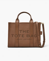 The Leather Medium Tote Bag Argan Oil - Marc Jacobs