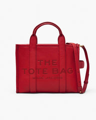 The Leather Medium Tote Bag True Red - Marc Jacobs