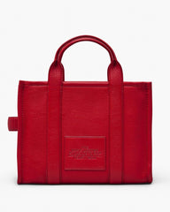 The Leather Medium Tote Bag True Red - Marc Jacobs
