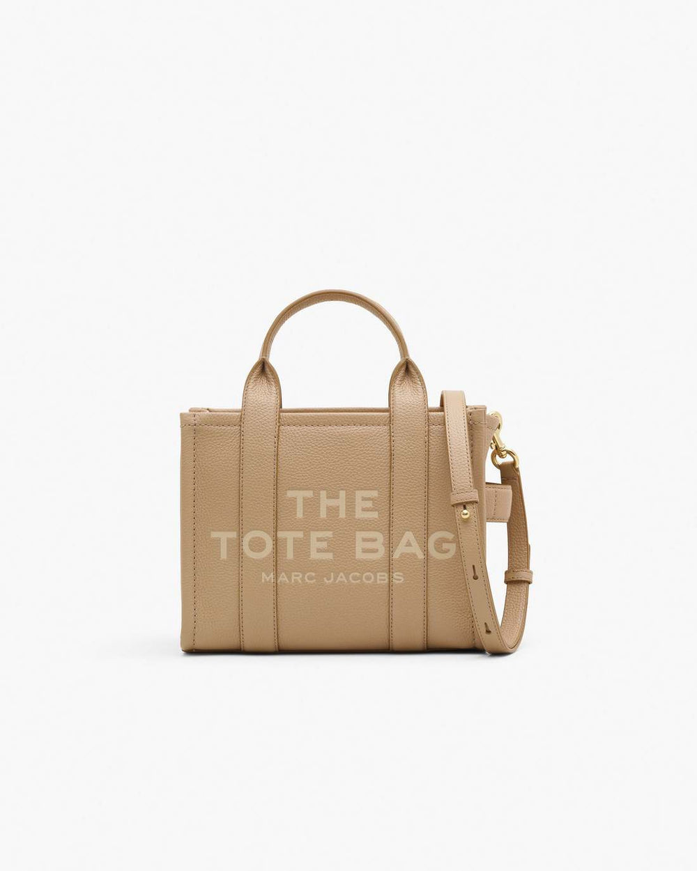 The Leather Small Tote Bag Camel - Marc Jacobs