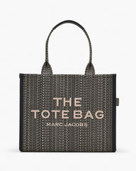 The Monogram Jacquard Large Tote Bag Beige Multi - Marc Jacobs