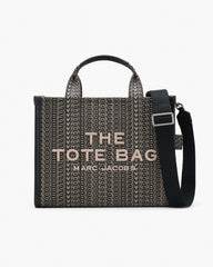 The Monogram Jacquard Medium Tote Bag Beige Multi - Marc Jacobs