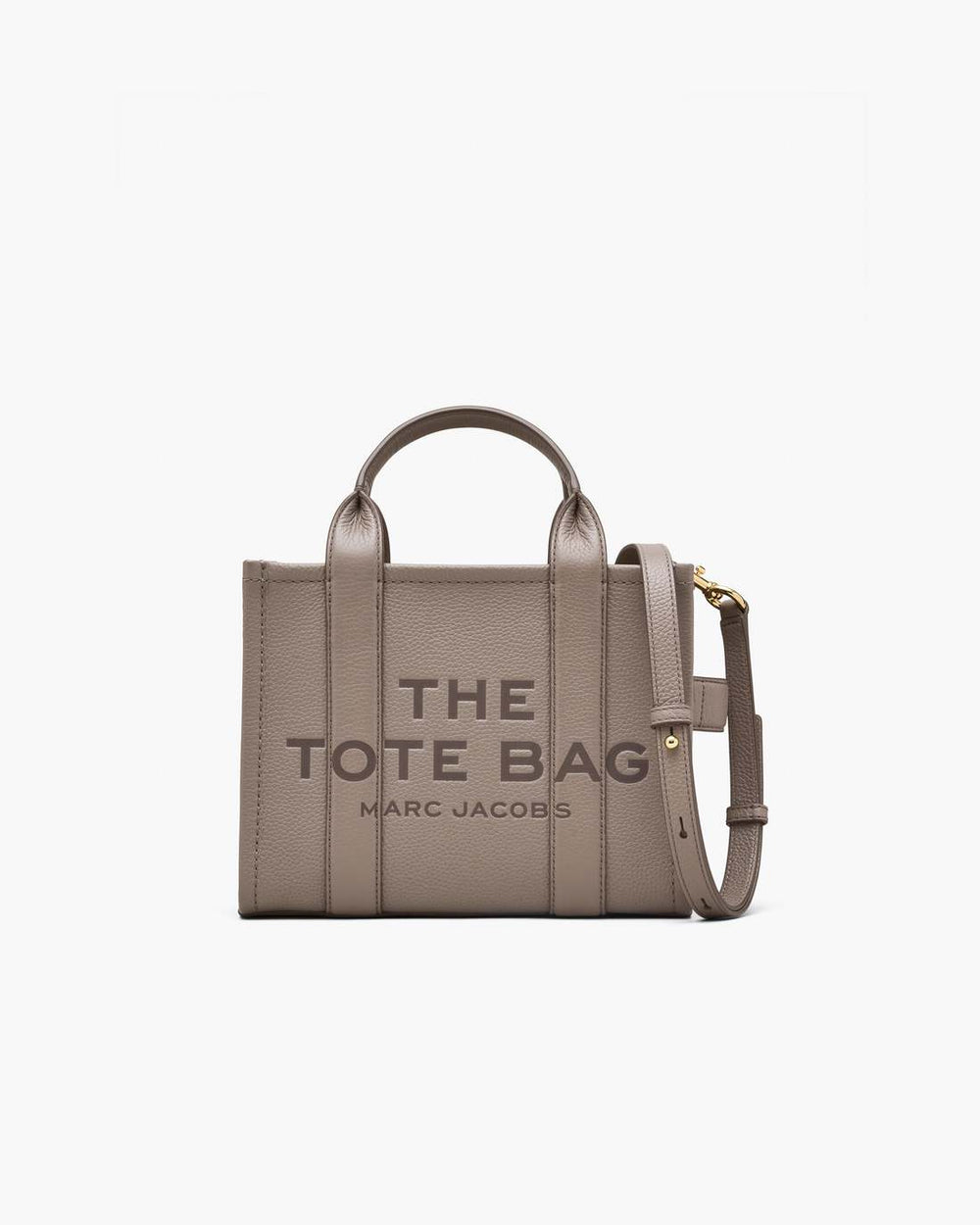 The Leather Small Tote Bag Cement - Marc Jacobs