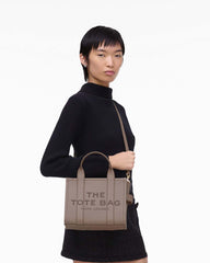The Leather Small Tote Bag Cement - Marc Jacobs