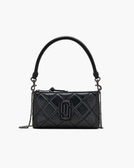 The Quilted Snapshot Convertible Shoulder Bag Black - Marc Jacobs