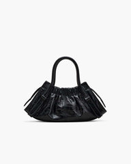 The Croc Cristina Small Satchel Black - Marc Jacobs