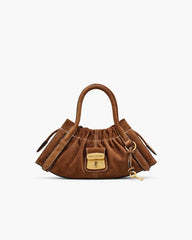 The Suede Cristina Small Satchel Copper - Marc Jacobs
