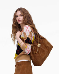 The Suede Cristina Tote Copper - Marc Jacobs