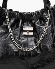 The Croc Cristina Tote Black - Marc Jacobs