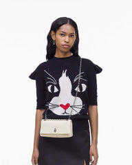 The Dual Chain Mini Bag Cloud White - Marc Jacobs