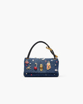 The Trinket Charm Denim Mini Dual Bag Medium Wash Multi - Marc Jacobs