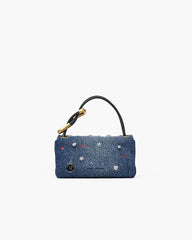 The Trinket Charm Denim Mini Dual Bag Medium Wash Multi - Marc Jacobs
