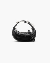 The Crinkle Patent Party Bag Black - Marc Jacobs