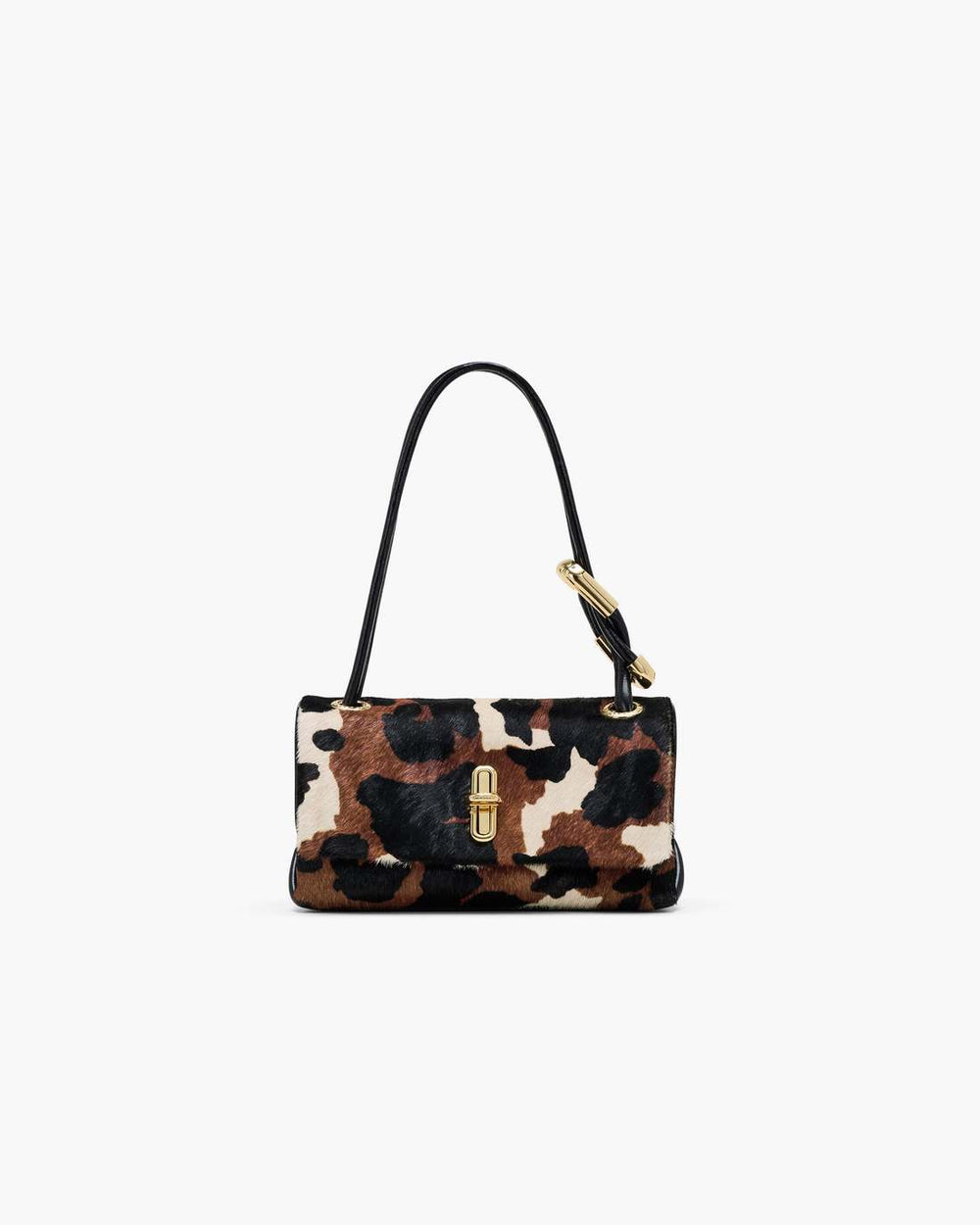 The Cow Haircalf Mini Dual Shoulder Bag Mocha Multi - Marc Jacobs