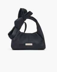 The Bow Nylon Mini Sack Bag Black - Marc Jacobs