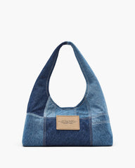 The Patchwork Denim Sack Bag Blue Denim - Marc Jacobs