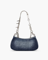 The Faded Denim Charm Shoulder Bag Faded Vintage Indigo - Marc Jacobs