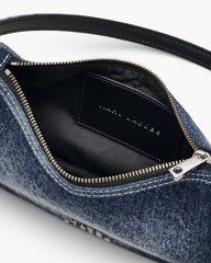 The Faded Denim Charm Shoulder Bag Faded Vintage Indigo - Marc Jacobs