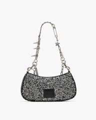 The Sequin Charm Shoulder Bag Silver - Marc Jacobs