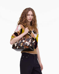 The Cow Haircalf Large Dual Bag Mocha Multi - Marc Jacobs