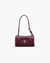 The Quilted Mini Dual Shoulder Bag Dark Plum - Marc Jacobs