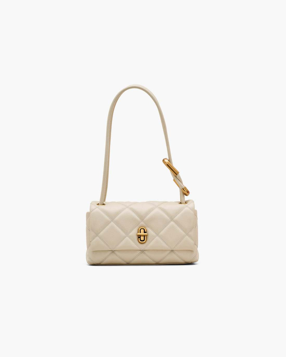 The Quilted Mini Dual Shoulder Bag Cloud White - Marc Jacobs