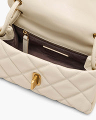 The Quilted Mini Dual Shoulder Bag Cloud White - Marc Jacobs