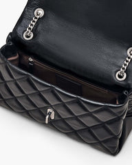 The Quilted Dual Convertible Shoulder Bag Black - Marc Jacobs