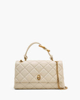 The Quilted Dual Convertible Shoulder Bag Cloud White - Marc Jacobs