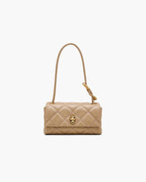 The Quilted Mini Dual Shoulder Bag Camel - Marc Jacobs