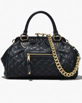 Re-Edition Quilted Leather Stam Bag Black - Marc Jacobs