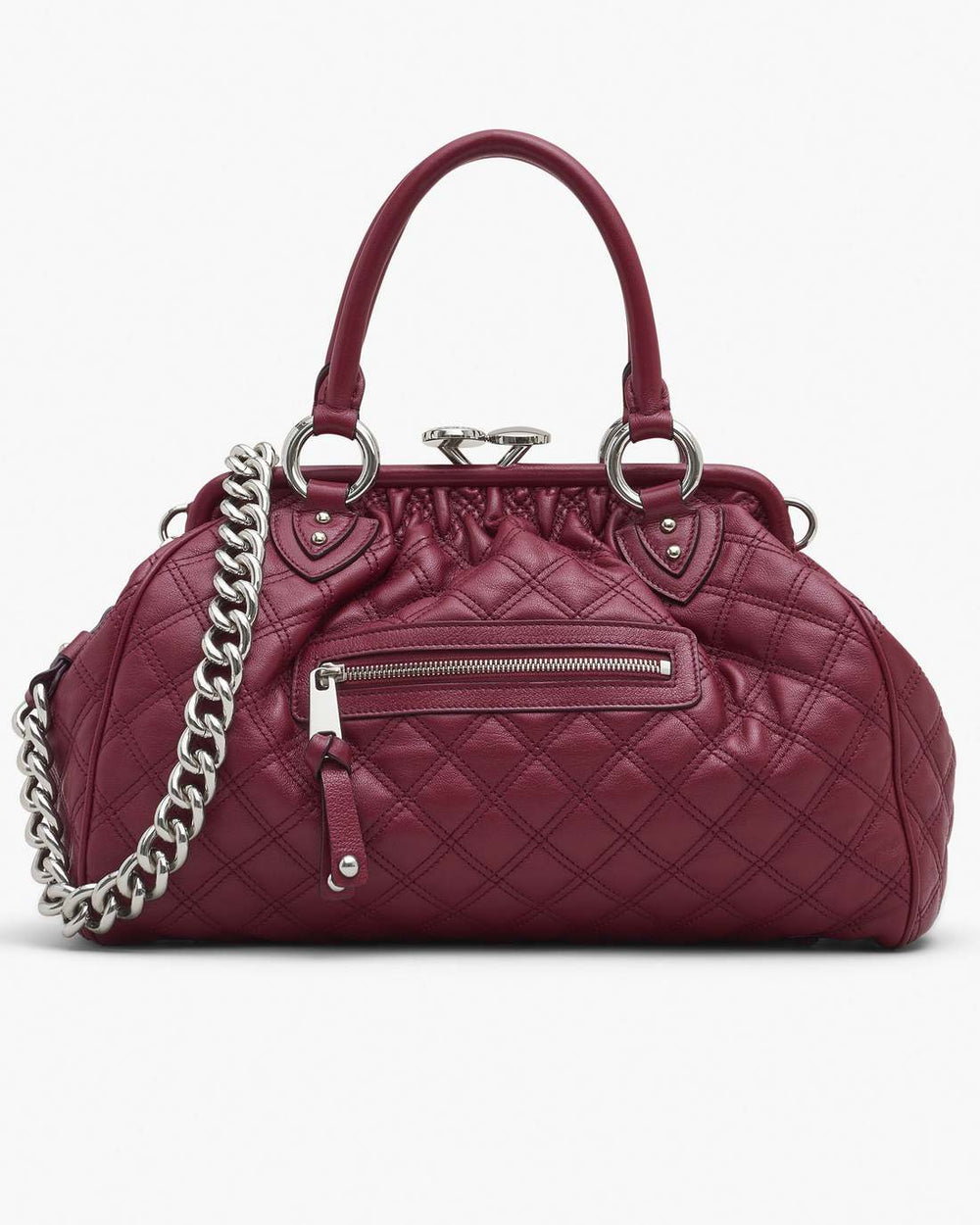Re-Edition Quilted Leather Stam Bag Cherry - Marc Jacobs