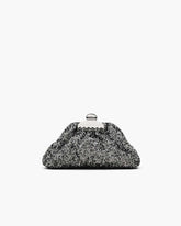 The Sequin Glam Small Clutch Silver - Marc Jacobs