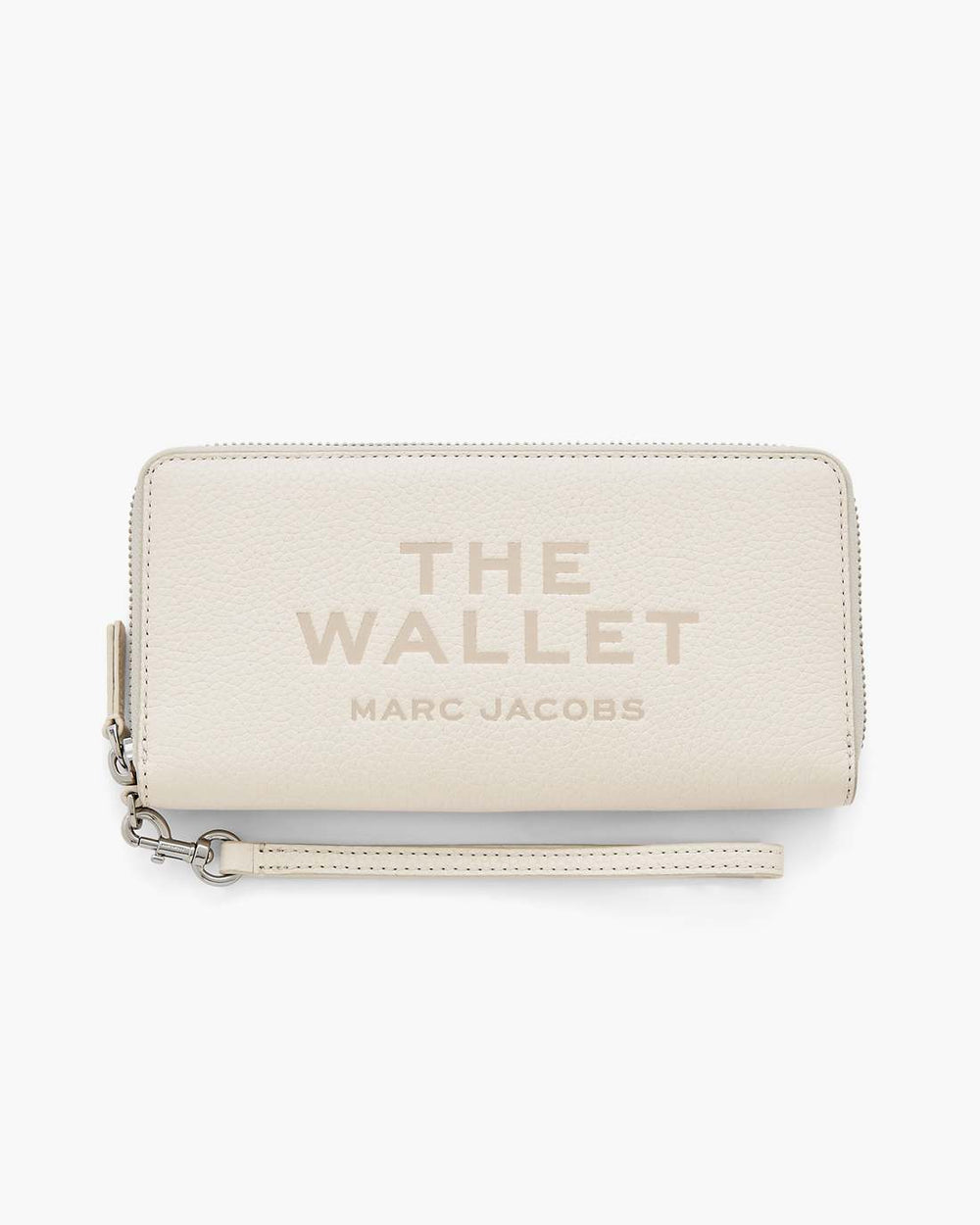 The Leather Continental Wallet Cotton - Marc Jacobs