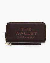 The Leather Continental Wallet Ganache - Marc Jacobs